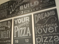 Build Pizzeria BlackboardSign