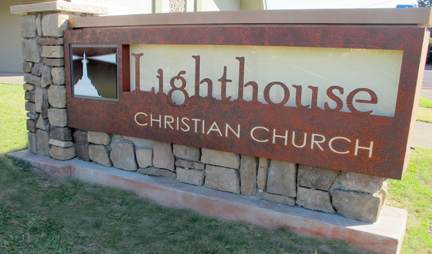 Sonoma sign Lighthouse Church