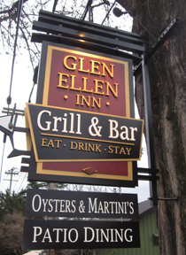 Glen Ellen Inn Sign - Sonoma County
