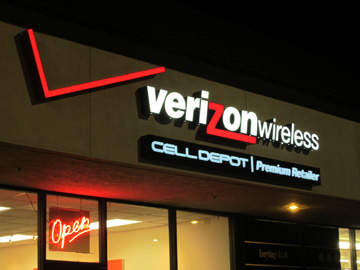 Verizon Neon Sign